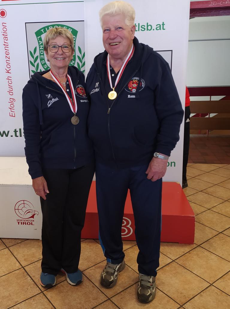 Margaritha Isep und Roman Wiedenhofer. Foto: SSV Lienz