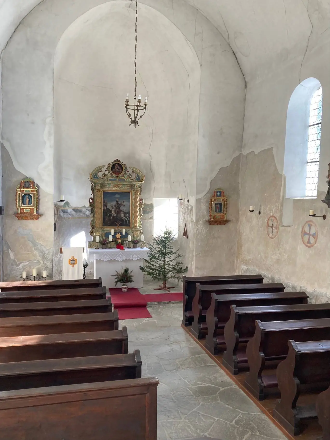 Der "alte" Innenraum im Dezember 2021. Foto: Stangl