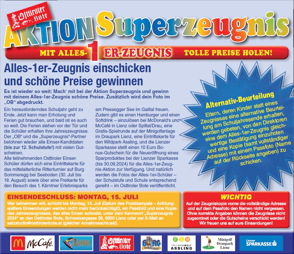 Aktion Superzeugnis 2024