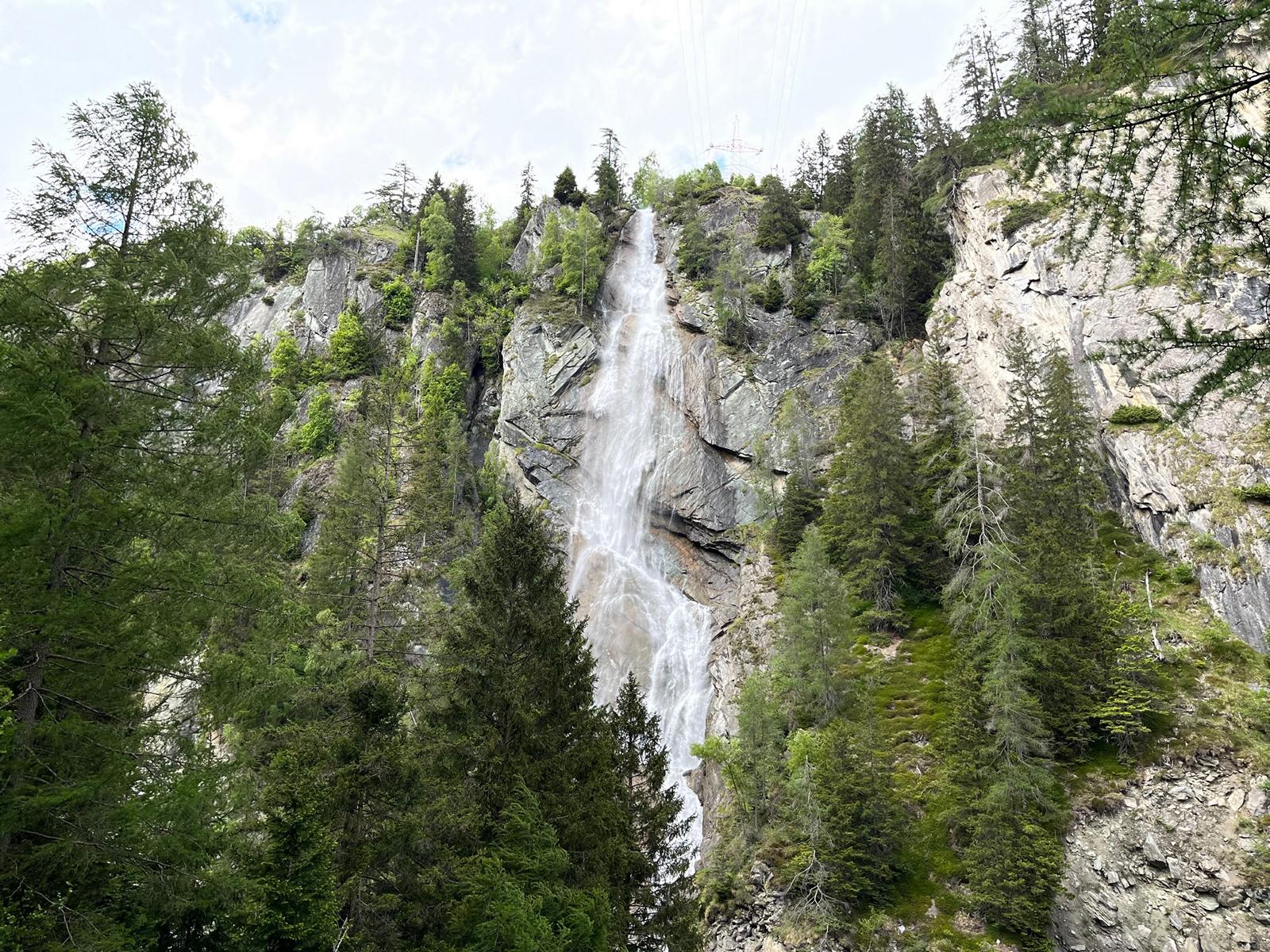 Blick auf den Steiner Wasserfall, Foto: Brugger