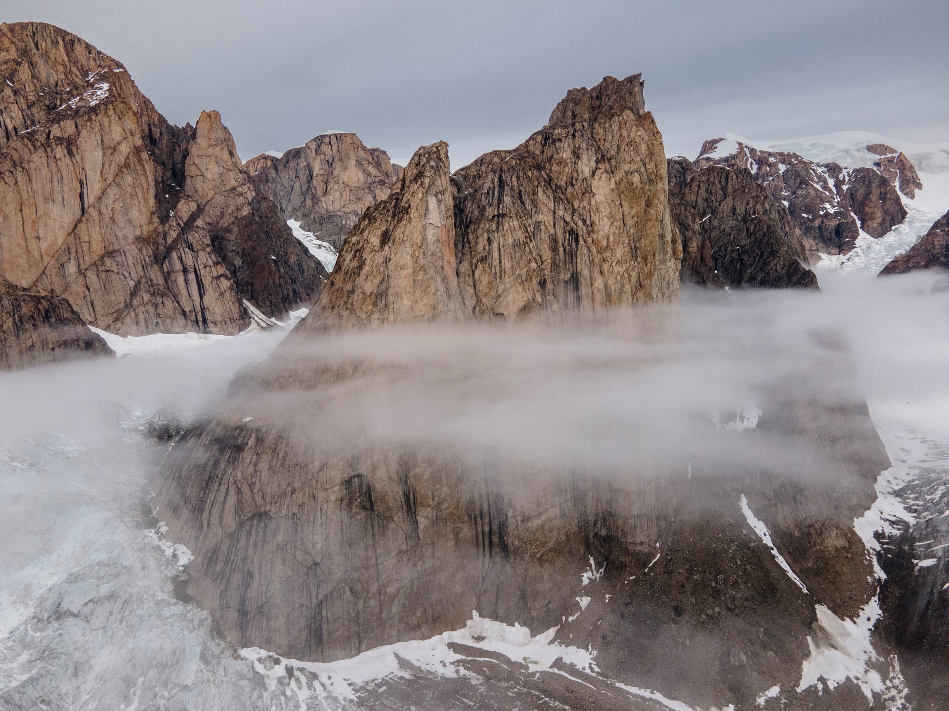 Der Northern Sun Spire in Gr&ouml;nland. Foto: Ramona Waldner