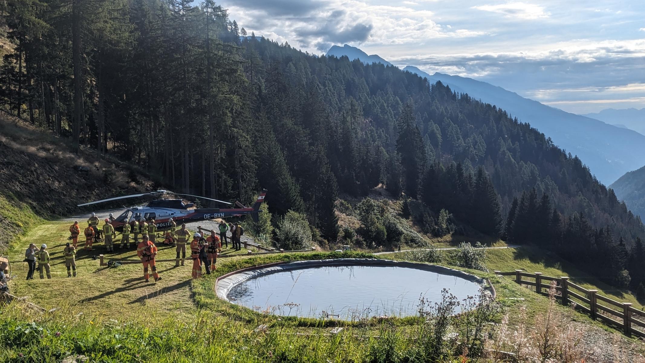 der neue L&ouml;schteich hat 65 000 &euro; gekostet, Foto: Knorr