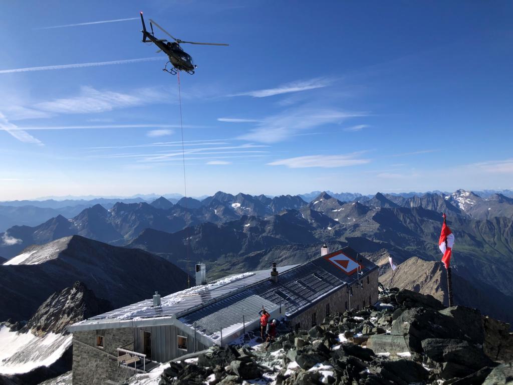 Notversorgung per Hubschrauber; Foto: EJH/Riepler