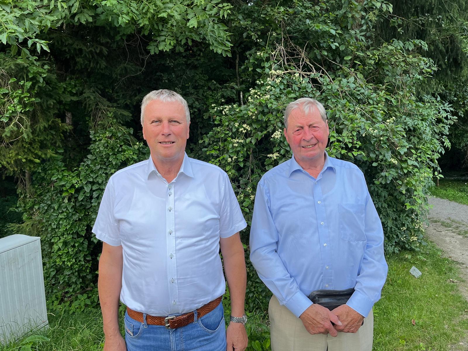Obleute des Vereins Curatorio pro Aguntum, Leo Gomig und Josef Maier, Foto: Brugger