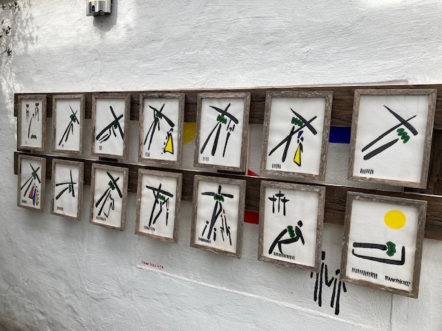 Salchers Kreuzweg bei seinem Atelier. Foto: Stangl