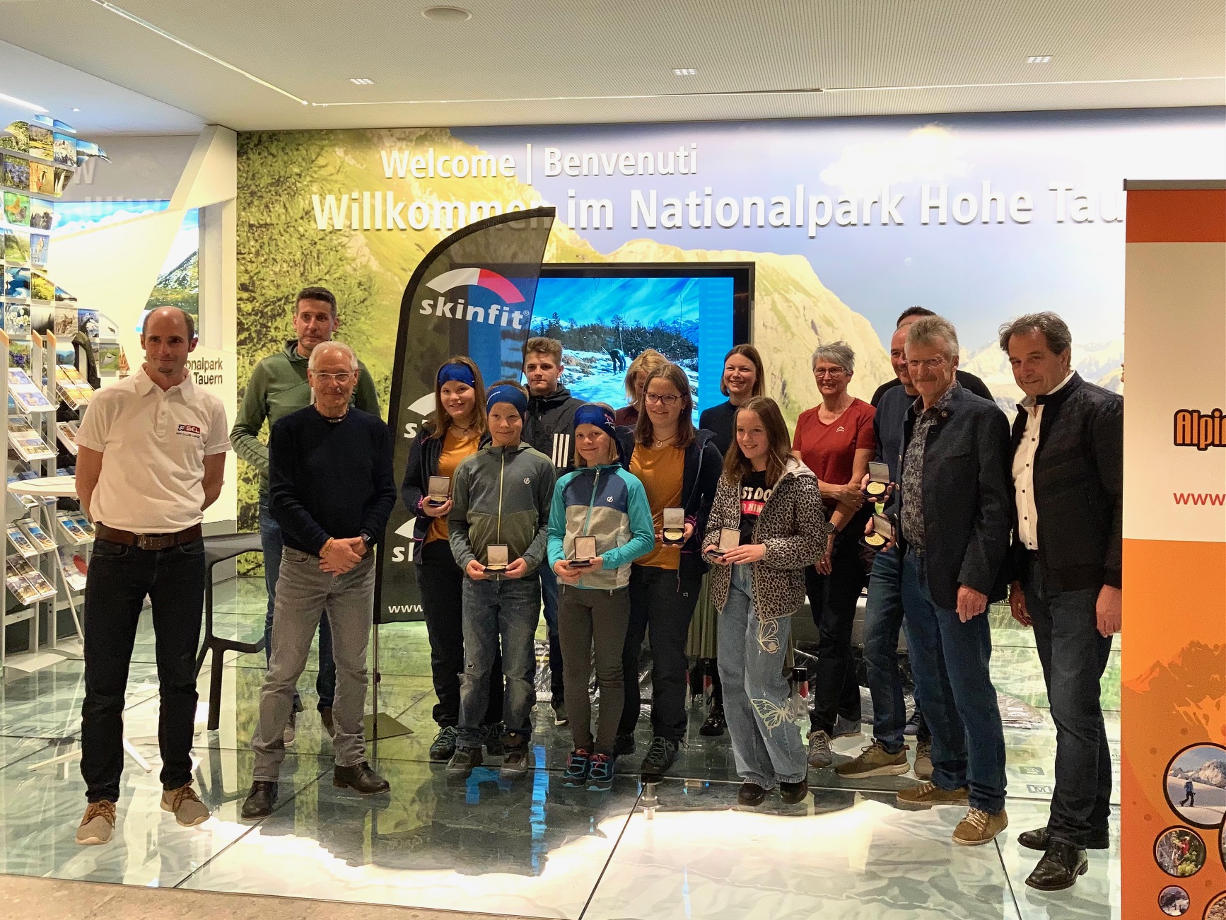 Die anwesenden Bronze-GewinnerInnen. Foto: Stangl