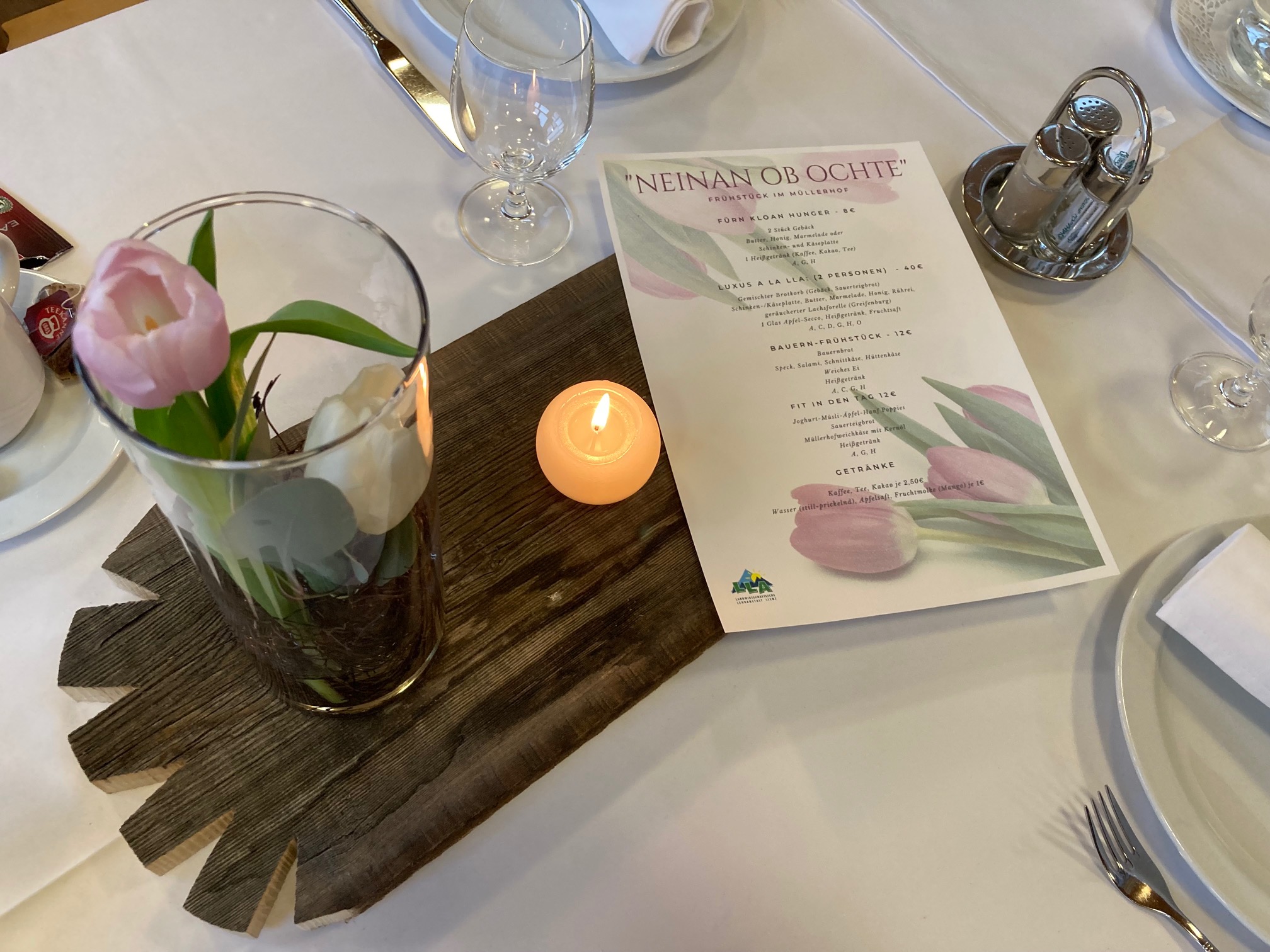 Vier Fr&uuml;hst&uuml;cksangebote standen zur Wahl. Foto: Stangl