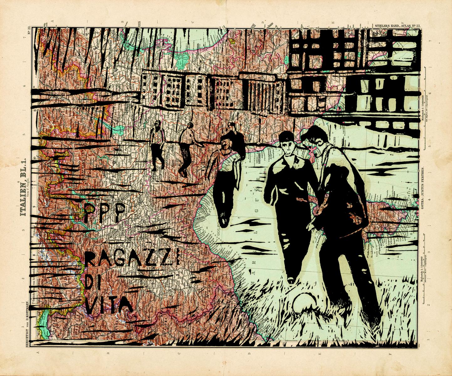 Werk aus &bdquo;Mein Handatlas&ldquo; von Arnold Mario Dall&rsquo;O.