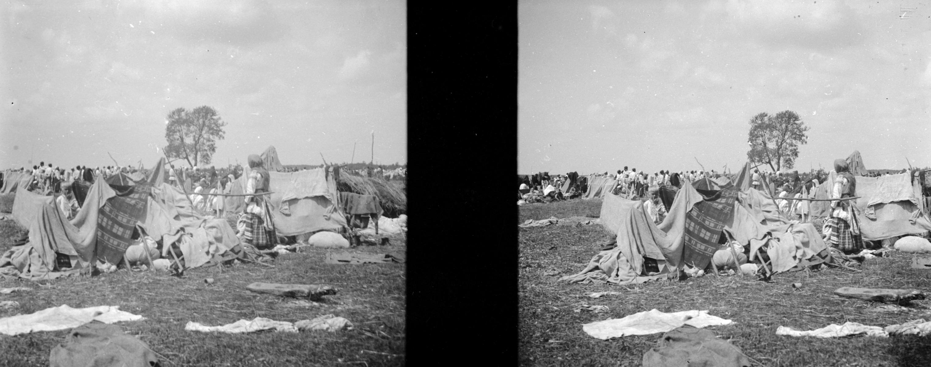 Fl&uuml;chtlingslager bei Mielnica, heute Melnyzja in der West-Ukraine, August 1916 (Fotograf: Wilhelm Dronowicz; Sammlung Martin Dobernik, L47648 &ndash; TAP)