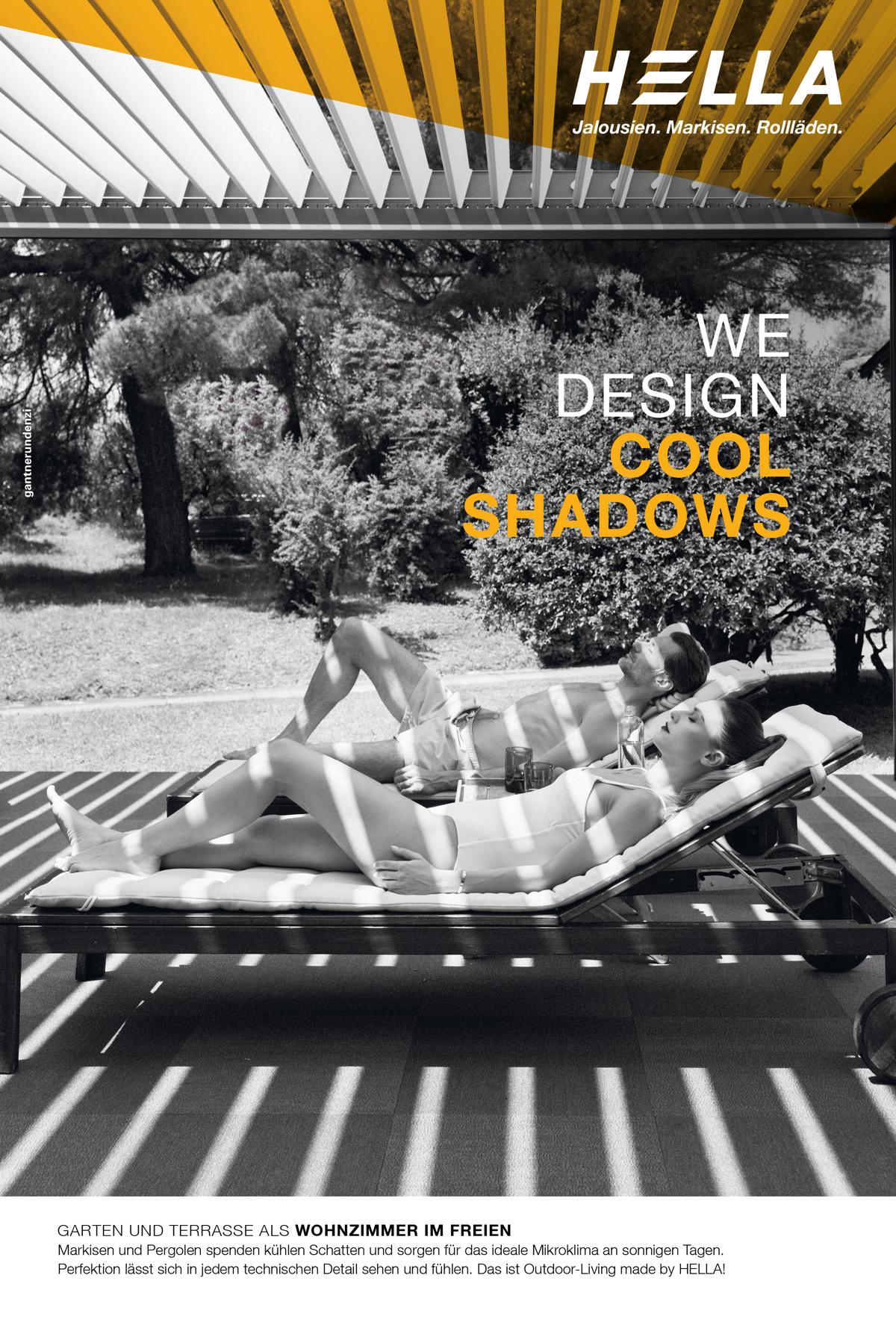 Architects Darling 2023 in Gold f&uuml;r die beste Anzeige. Sujet: HELLA