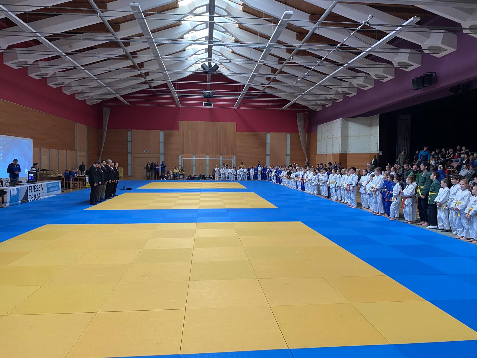 218 StarterInnen beim 12. Anton-Waldner-Gedenkturnier im Tauerncenter Matrei. Foto: Judo LV Tirolr