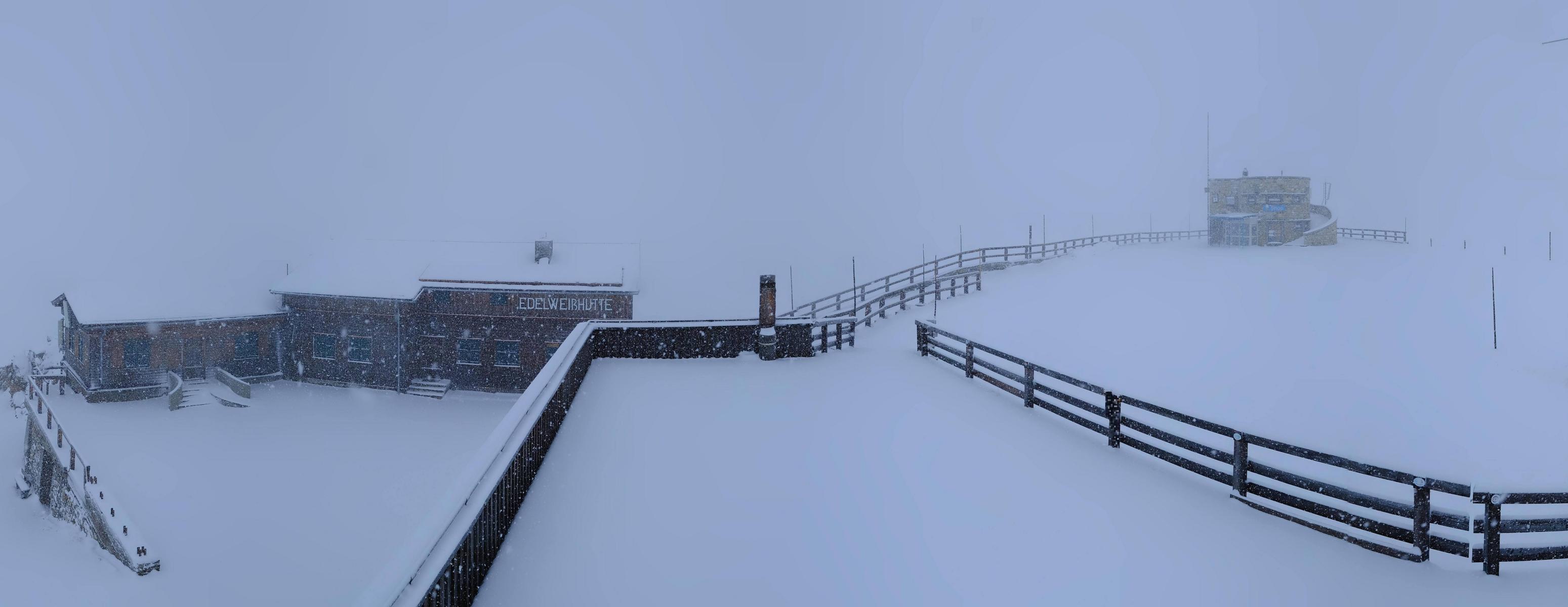 Gro&szlig;glockner: Webcam-Ansicht auf der Edelwei&szlig;spitze am 31. Oktober