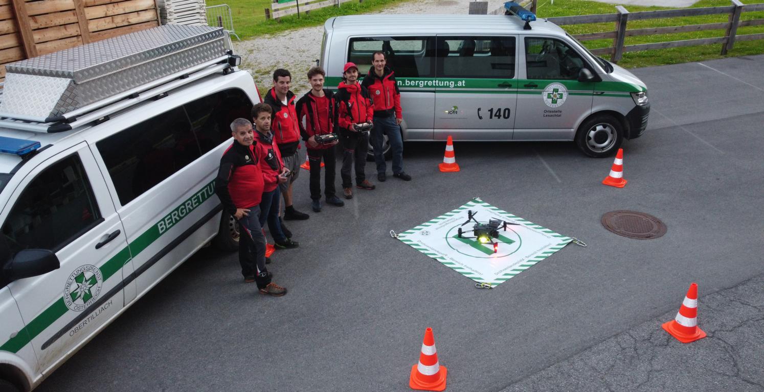 Drohneneinsatzteam Obertilliach Foto: Bergrettung/Tirol