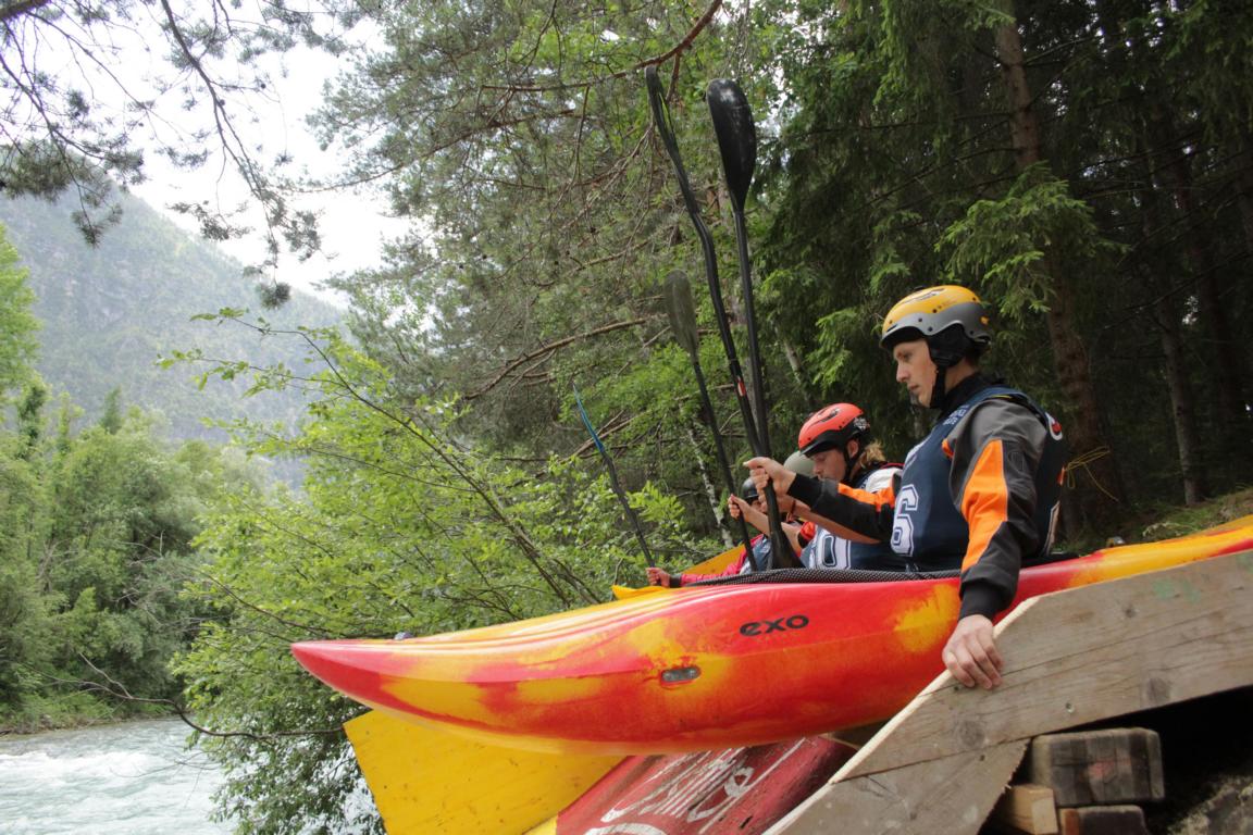 Jeweils vier Starter auf der Rampe, Foto: OKC Lienz