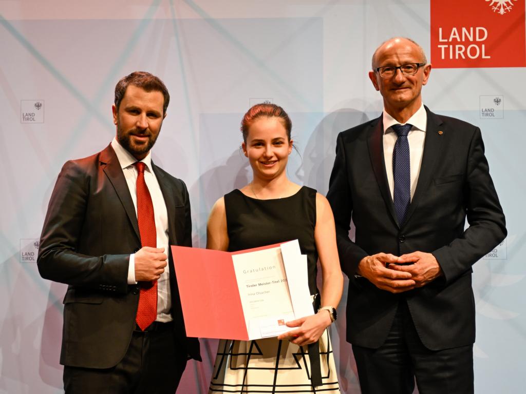 Tiroler Badmintonmeisterin Irina Olsacher, SV Nu&szlig;dorf-Debant. Foto: Land Tirol/Gepa Pictures