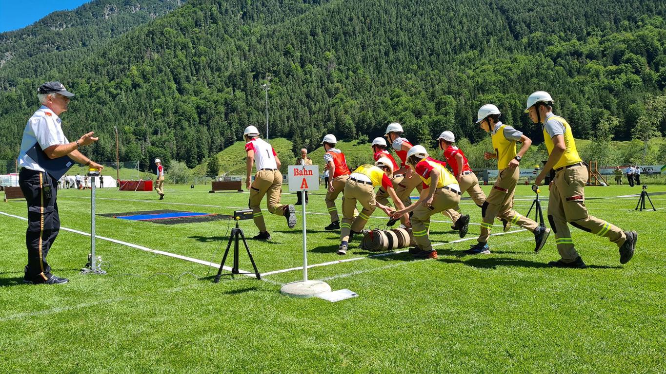 FW Jugend Assling Lienz beim Bewerb, Foto: FF Lienz