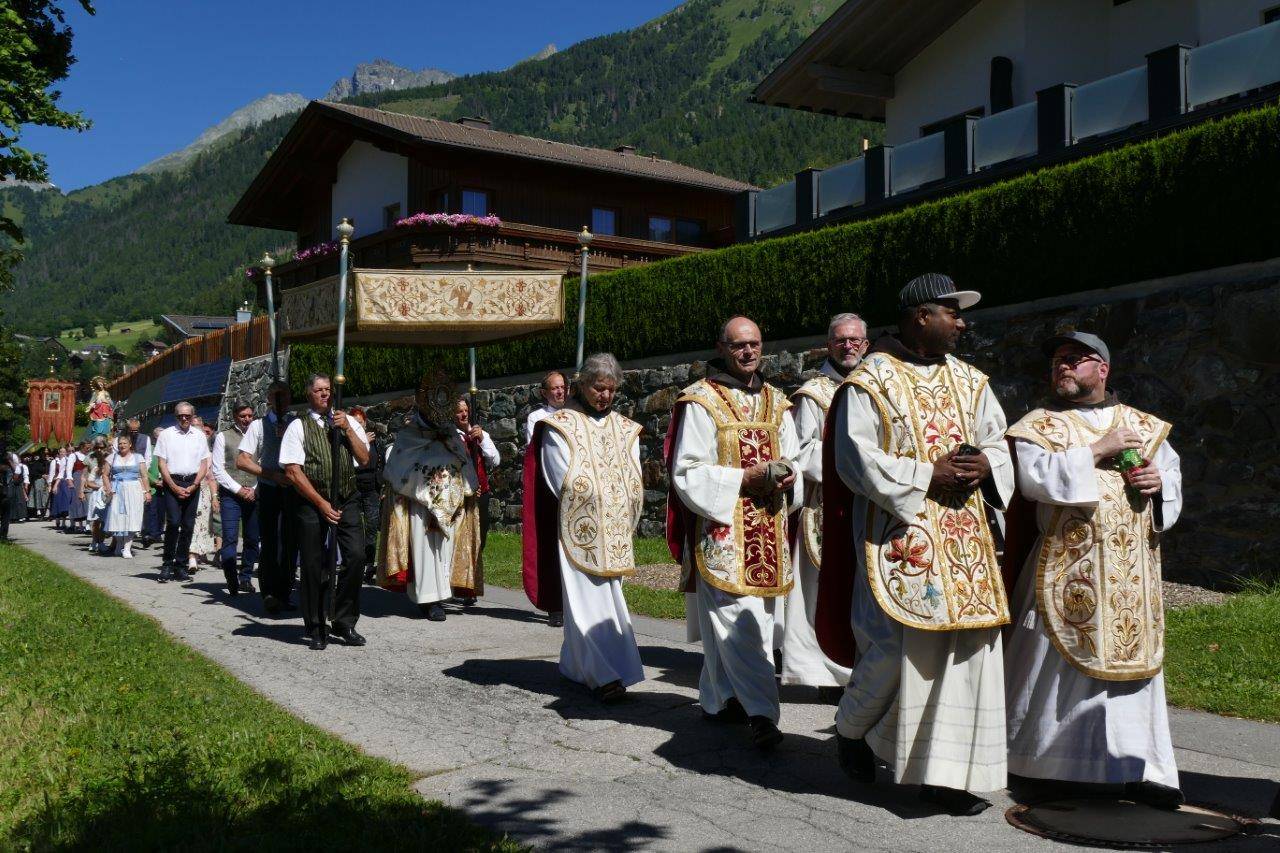 Herz-Jesu-Prozession in Virgen. Foto: Franz Berger