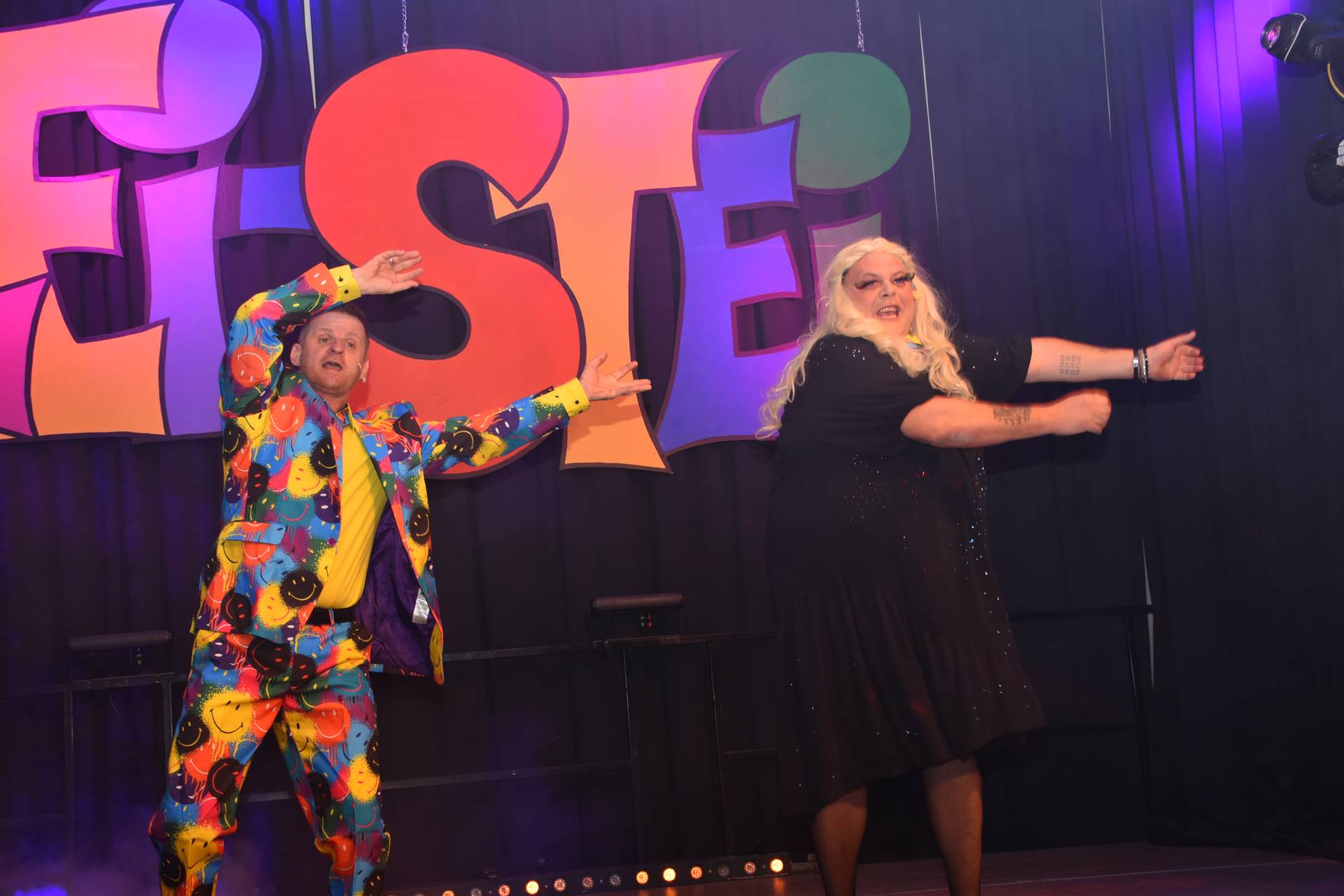 Franz Pichler jun. und &bdquo;Onkel Joschi&ldquo; Jochen Steiner hatten &bdquo;oben gute Laune, unten gute Laune&ldquo;.