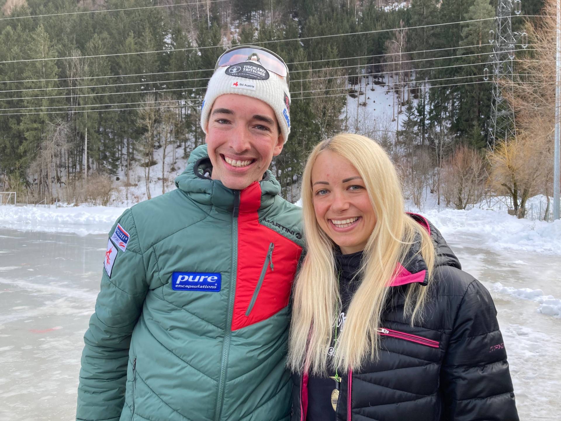 Das Siegerduo aus der Steiermark Julian Tritscher und Michaela Papst. Foto: Stangl