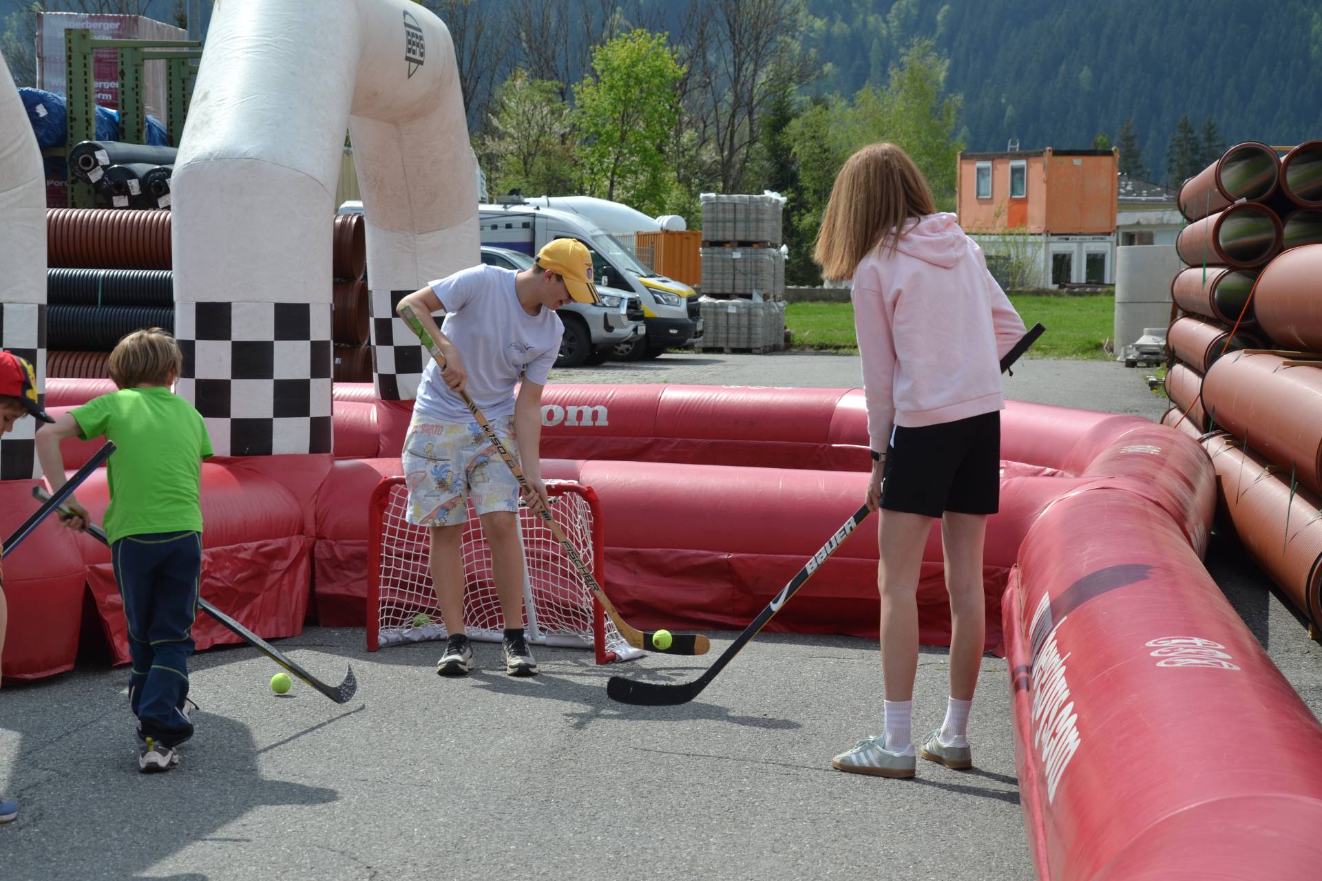 Auch die jungen Besucher hatten ihren Spa&szlig;.