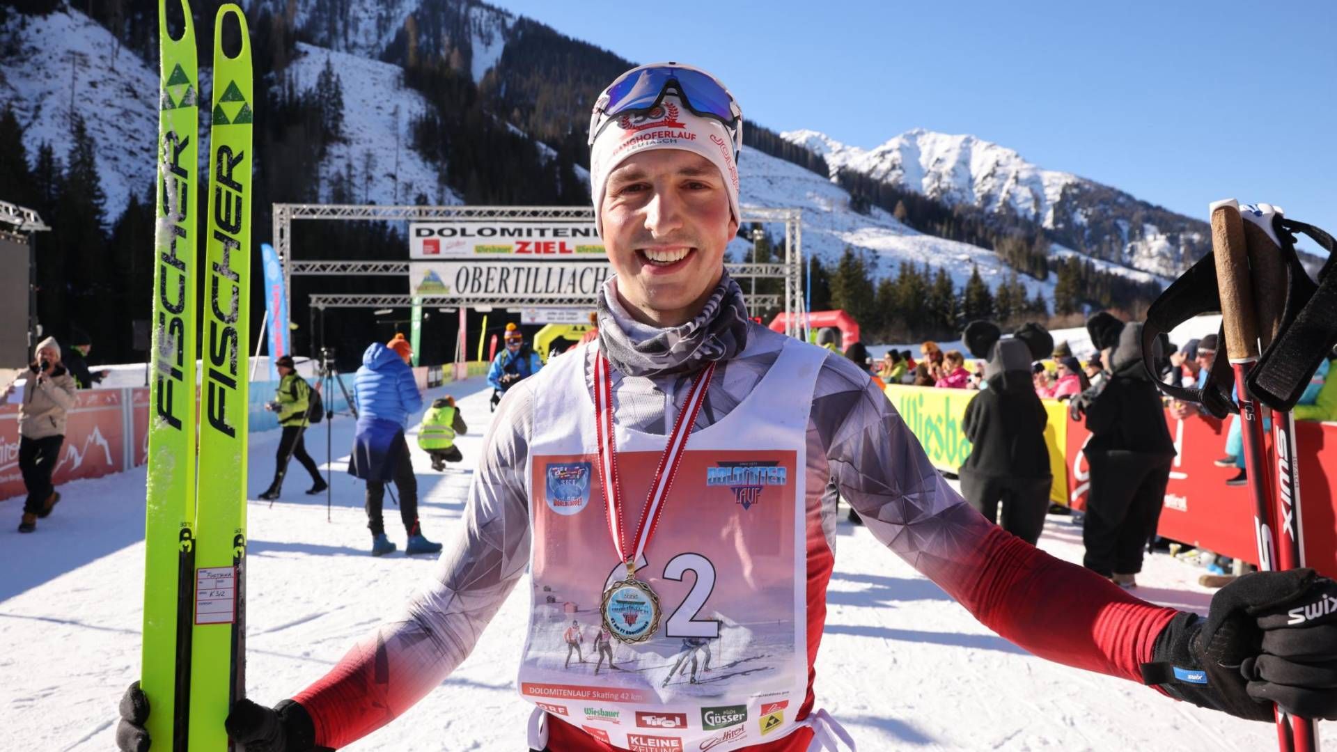 Vierter und bester &Ouml;sterreicher &uuml;ber 42 km Skating: Andreas Fuetsch. Foto: Expa Pictures