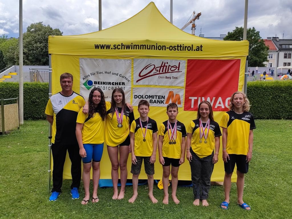 Medaillenregen f&uuml;r die Schwimmunion Osttirol