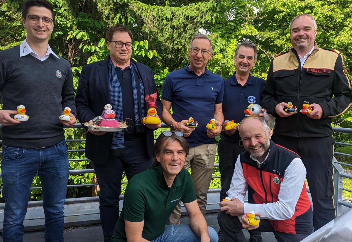 Charity-Enten am Tristachersee 