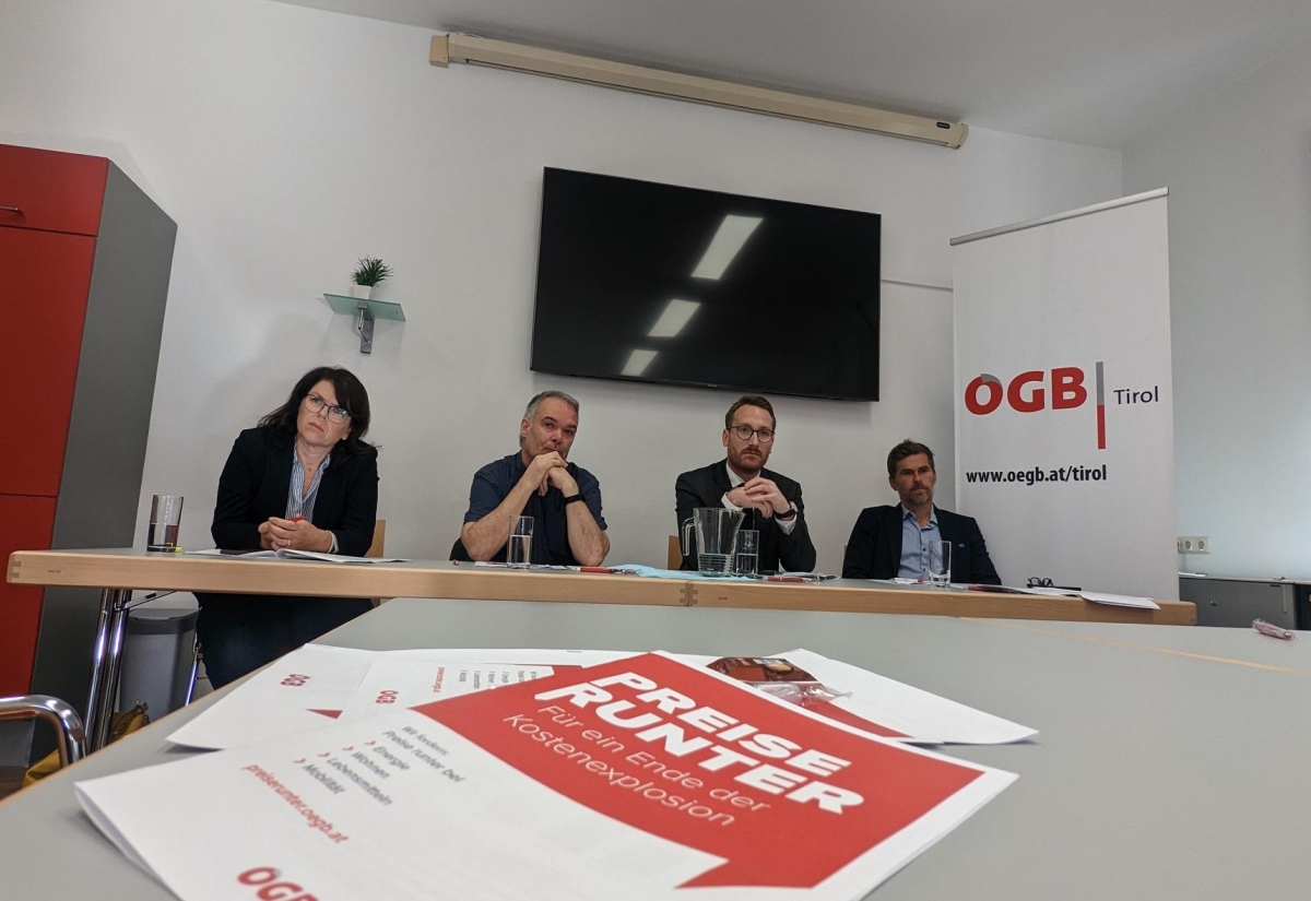Lienz: &Ouml;GB pr&auml;sentiert Ma&szlig;nahmen gegen Teuerung