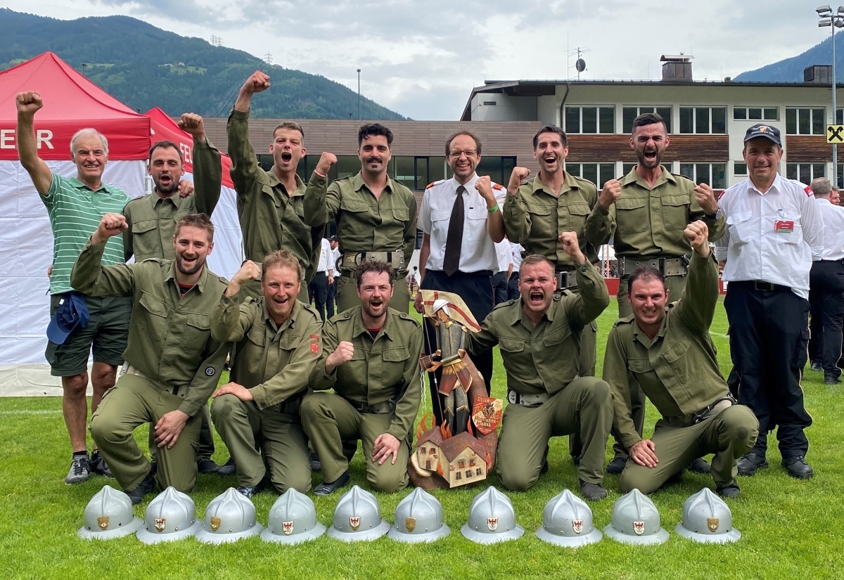 Feuerwehr: Sillian r&auml;umte beim Landesbewerb im Zillertal ab