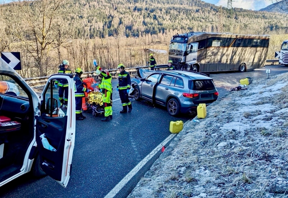 Verkehrsunfall nach Kindesentf&uuml;hrung im Pustertal