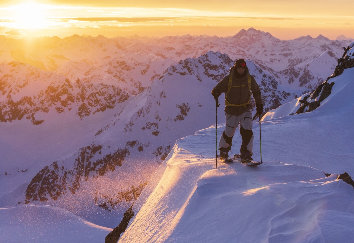 Local Hero Gabriel Indrist beim Austria Skitourenfestival 