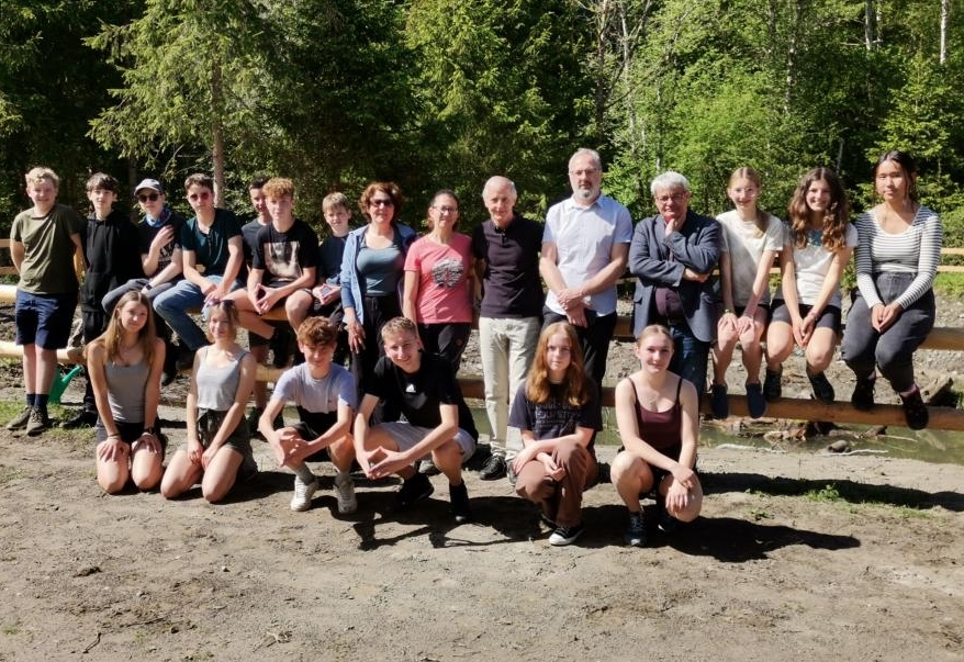 Schulprojekt f&uuml;r Amphibien an der Isel