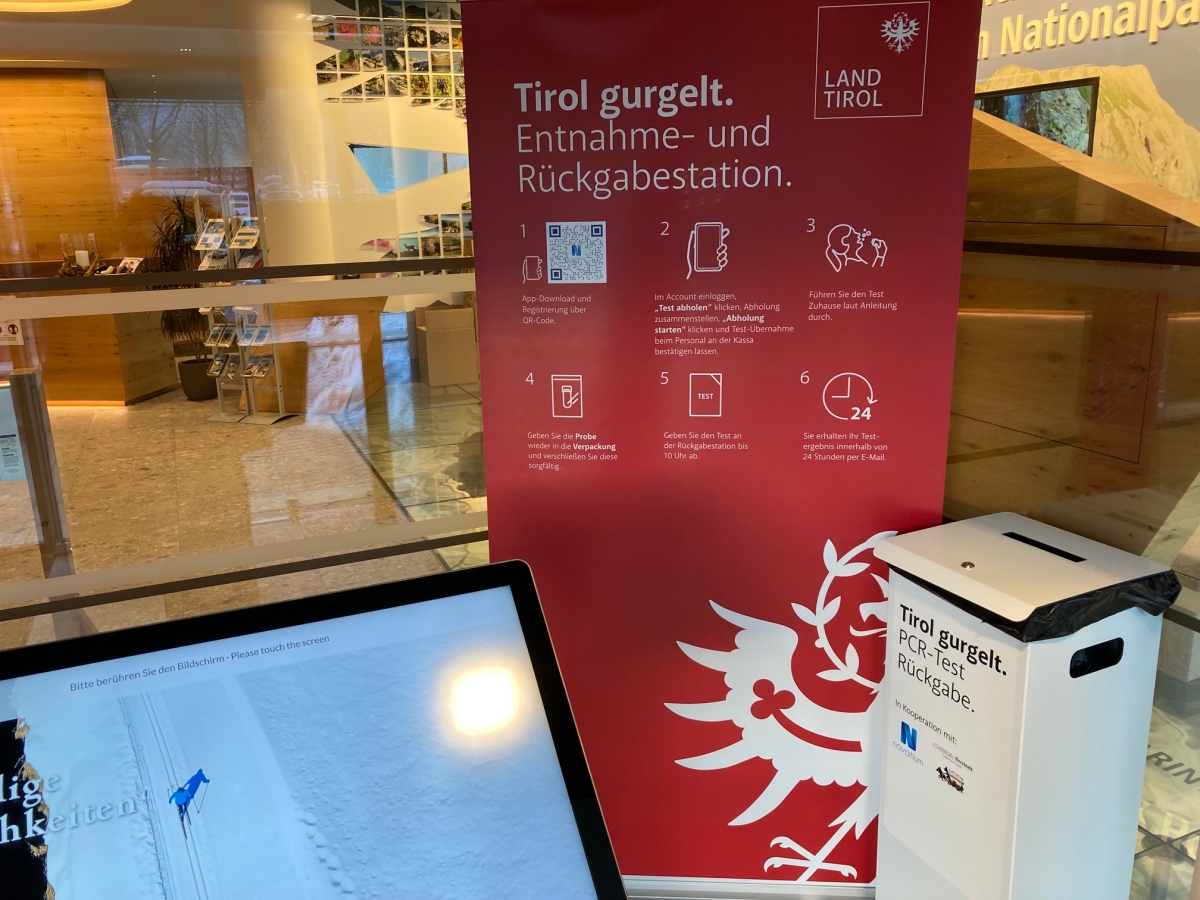 PCR-Gurgeltests f&uuml;r Urlauber w&auml;hrend der Feiertage