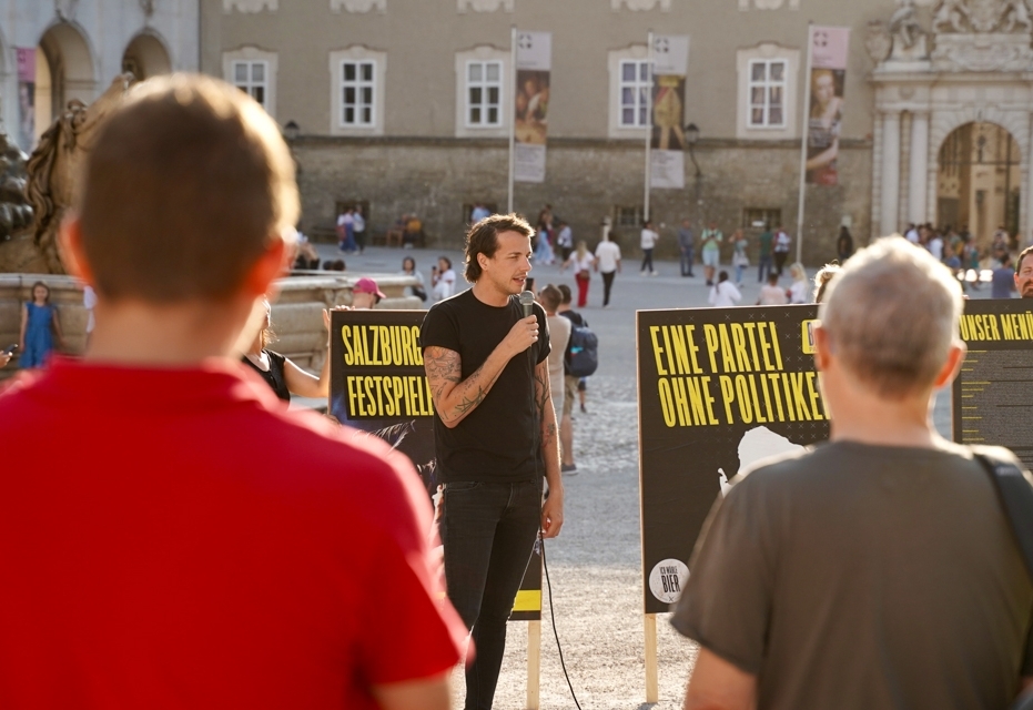 Musikkapelle muss sich den Hauptplatz mit Wlazny teilen