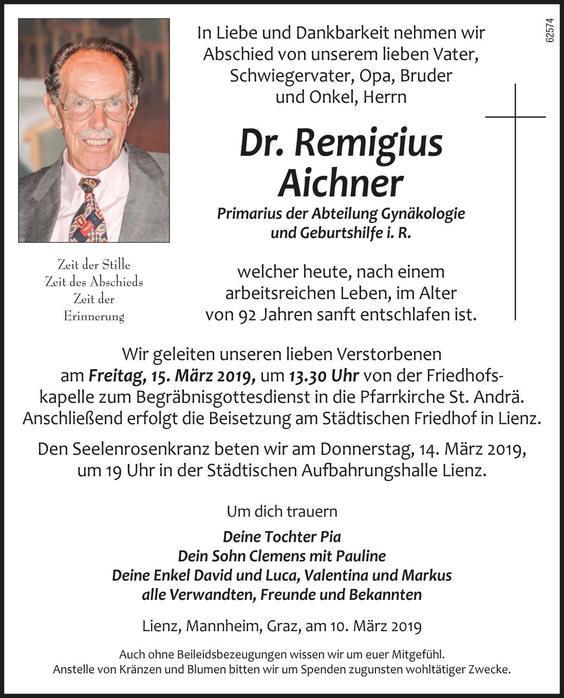 Dr. Remigius Aichner
