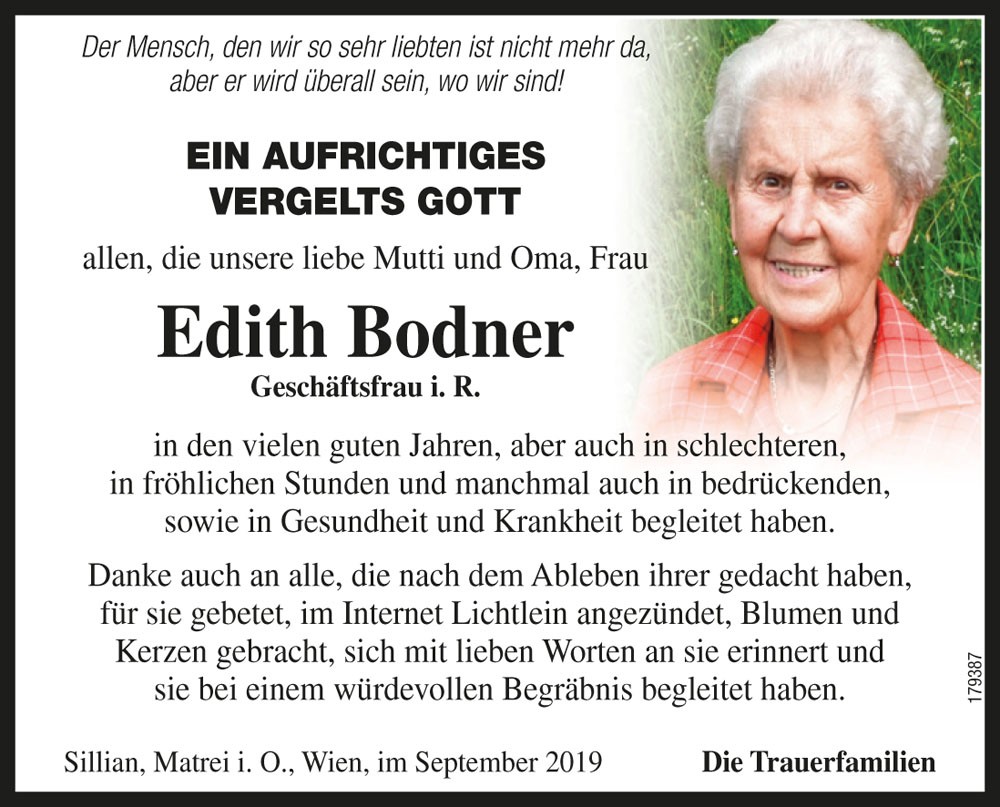 Edith Bodner