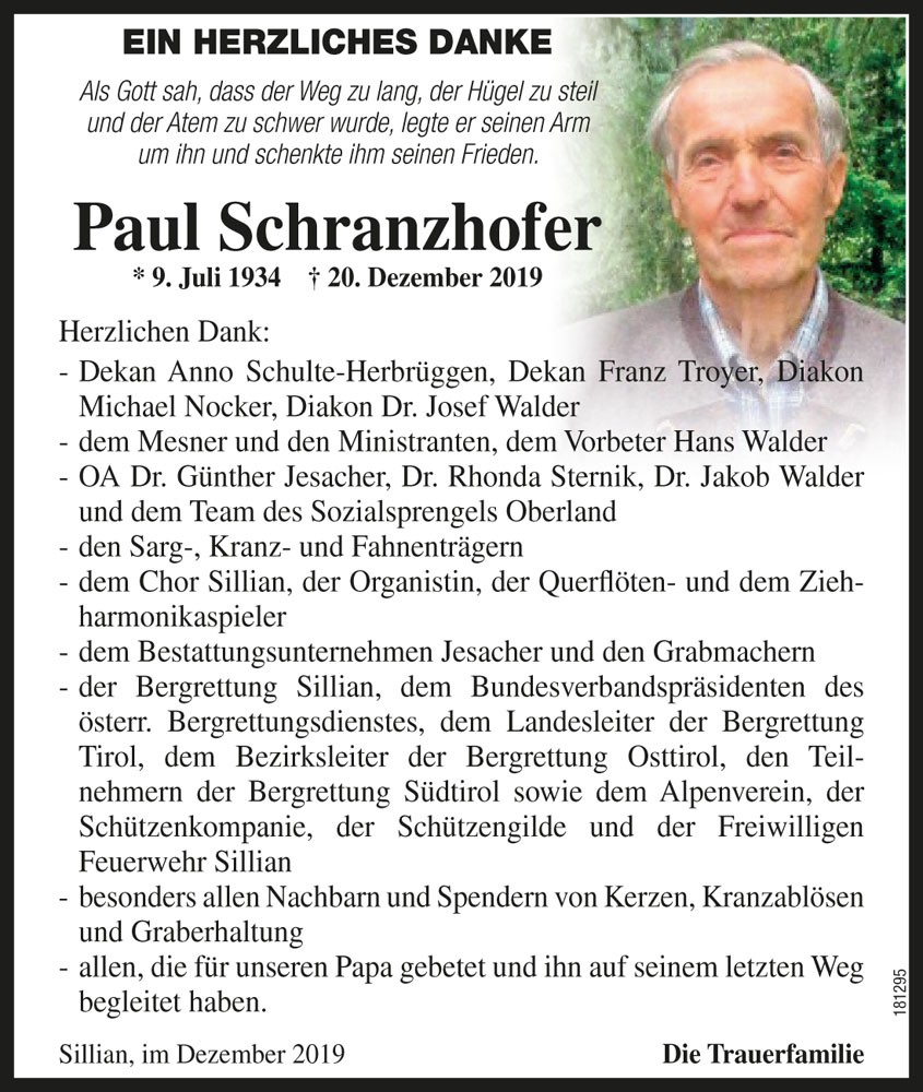 Paul Schranzhofer