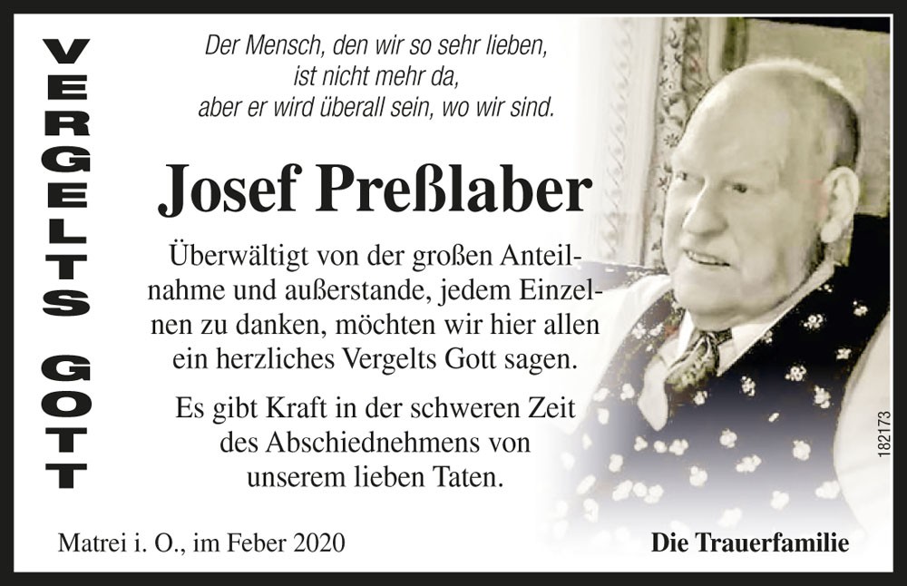 Josef Pre&szlig;laber