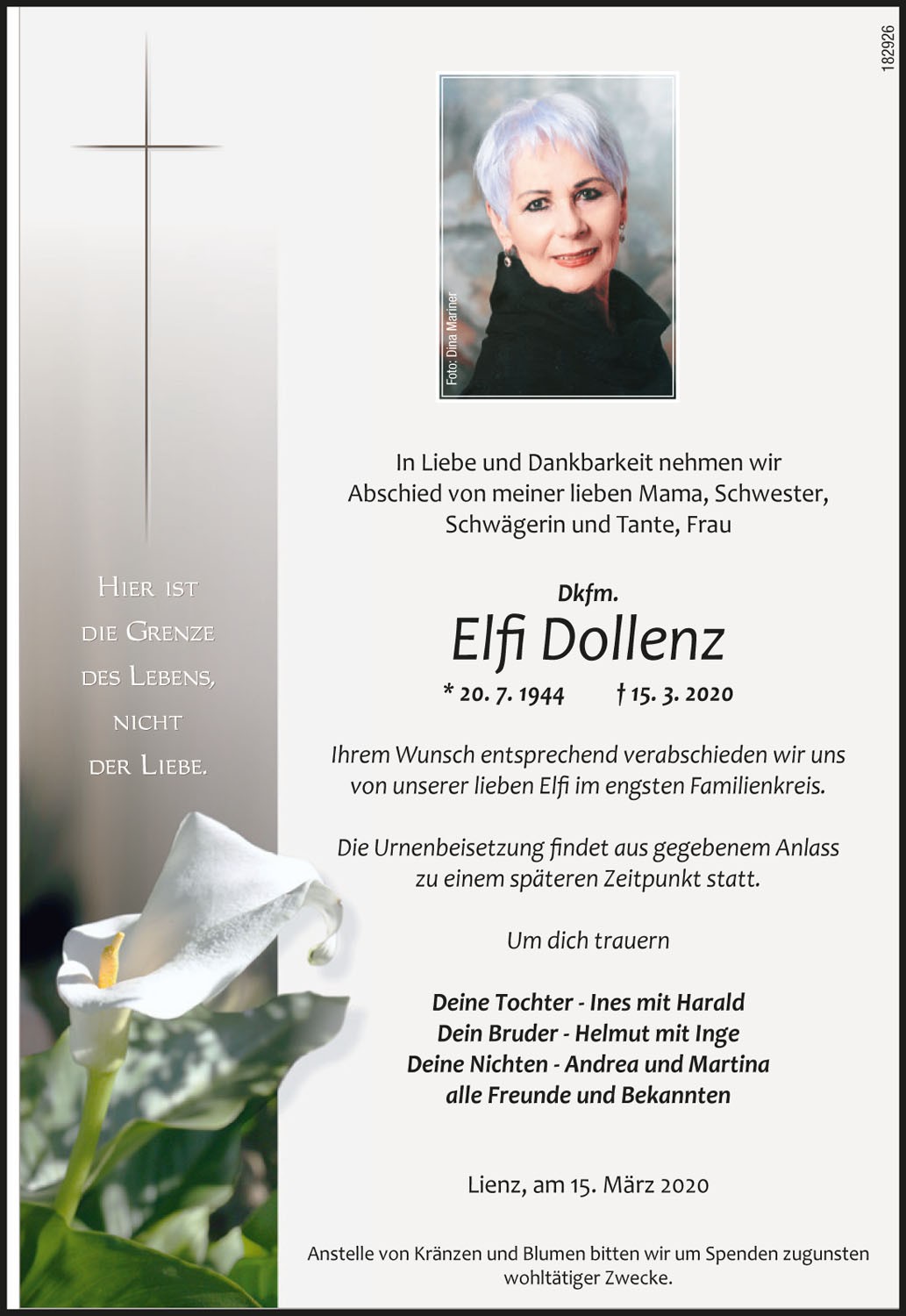 Dkfm. Elfi Dollenz