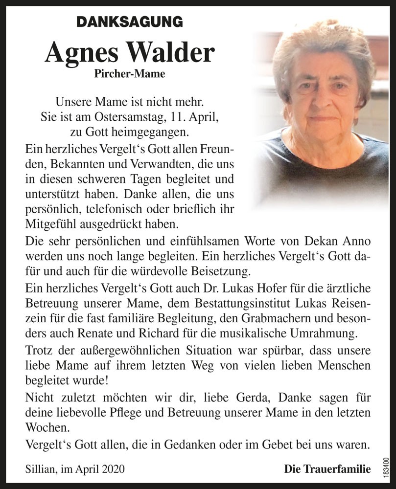 Agnes Walder