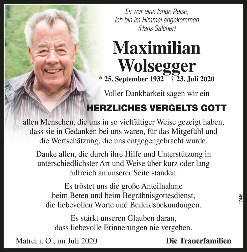 Maximilian Wolsegger