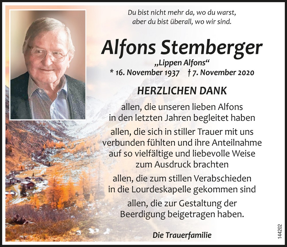 Alfons Stemberger