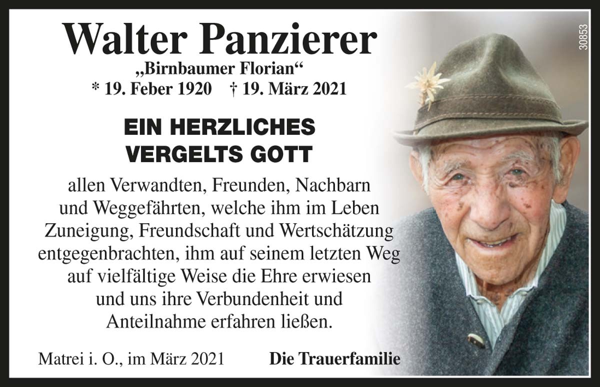 Walter Panzierer