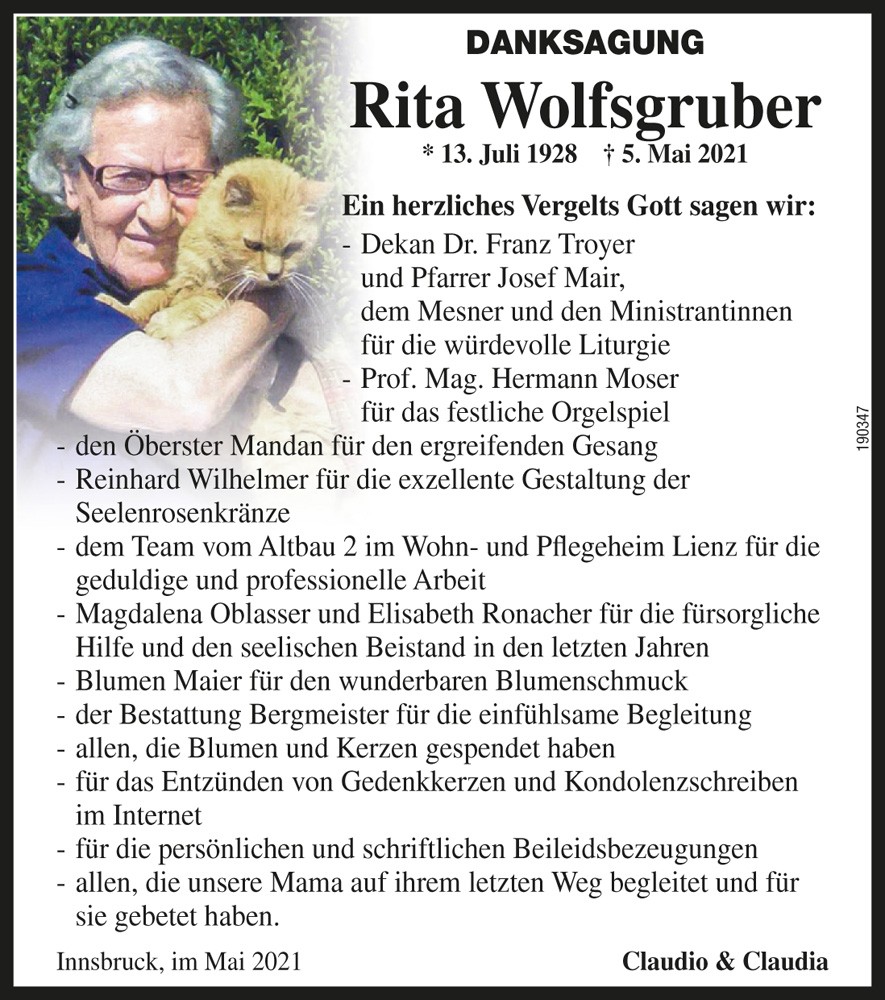 Rita Wolfsgruber