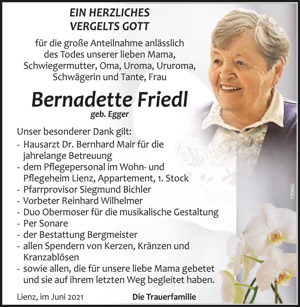 Bernadette Friedl