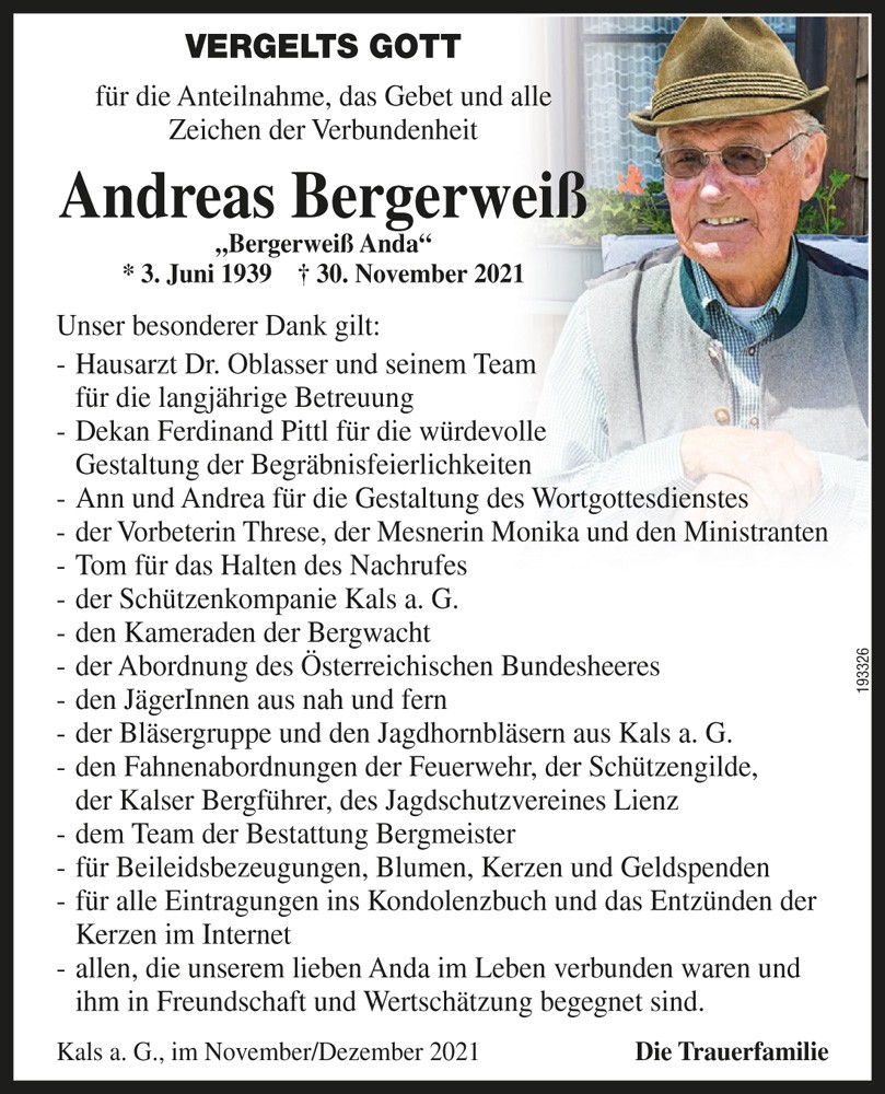 Andreas Bergerwei&szlig;