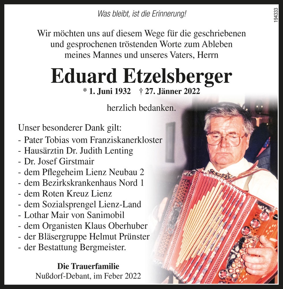 Eduard Etzelsberger