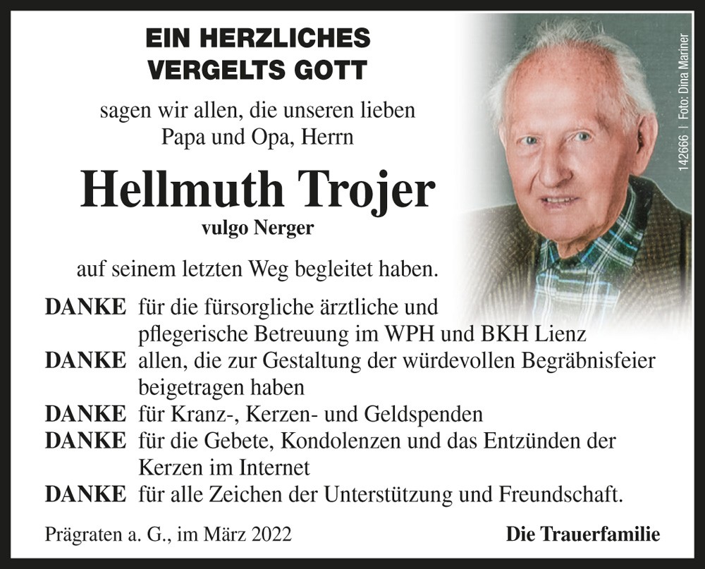 Hellmuth Trojer vlg. Nerger 