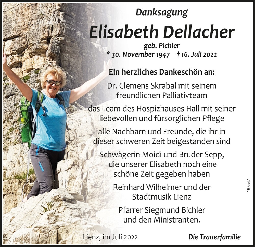 Elisabeth Dellacher, geb. Pichler