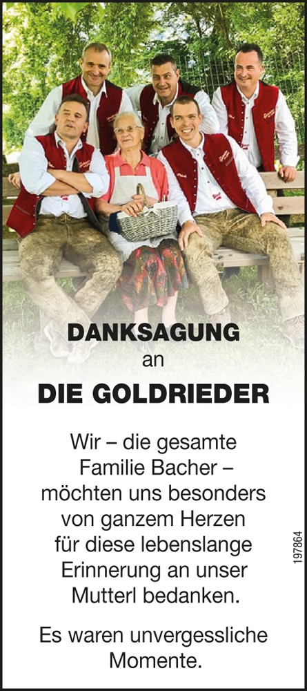 Josefa Bacher, geb. Theurl